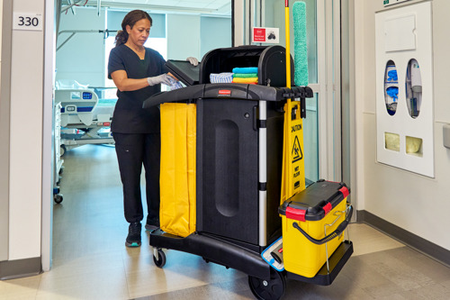 Cleaning Cart in hospital