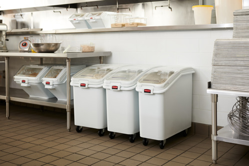 Ingredient Bins in a kitchen